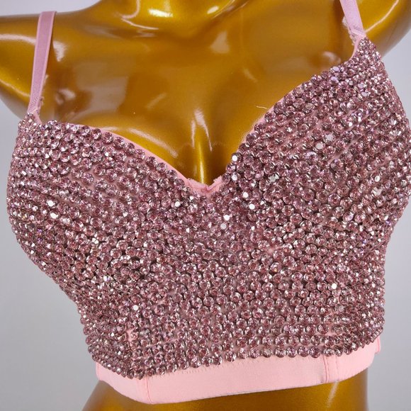 Pink Rhinestone Top - Picture 2 of 5